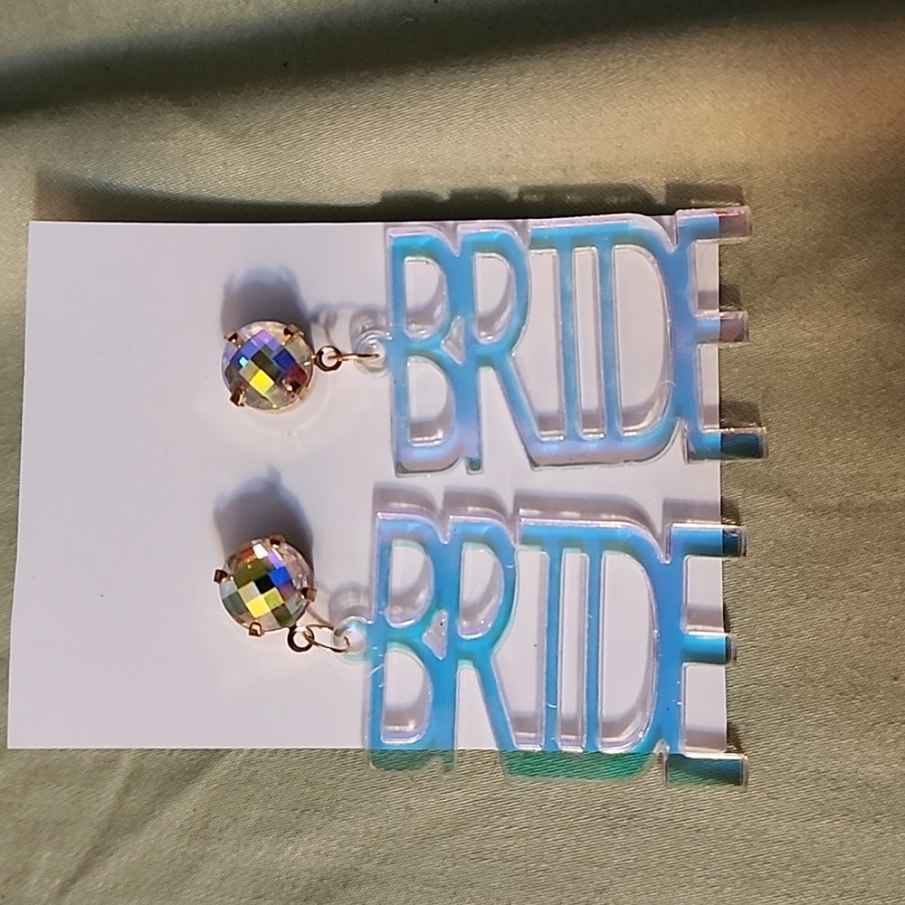 Beautiful bride earrings